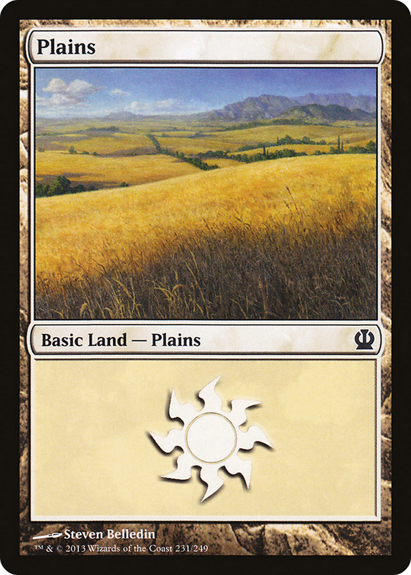 Plains (231) (THS-231) - Theros Foil