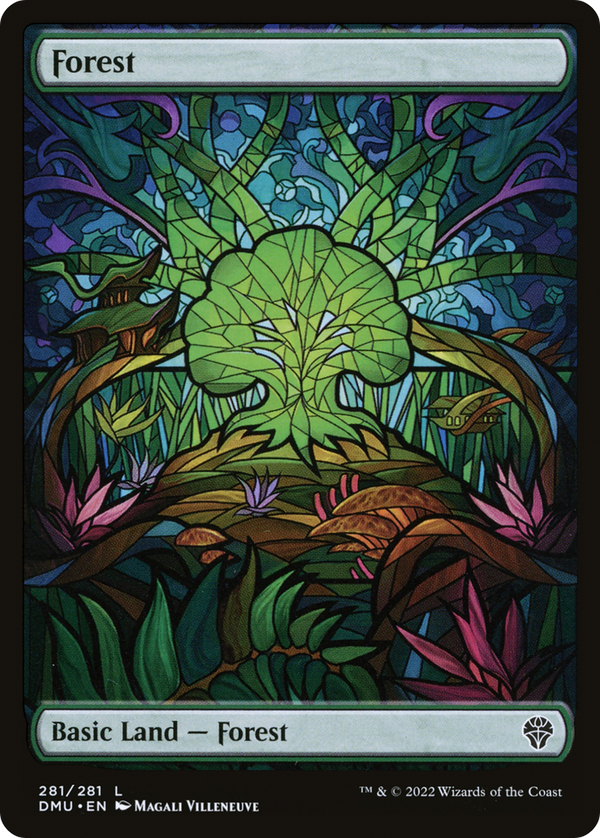 Forest (Showcase) (DMU-281) - Dominaria United Foil