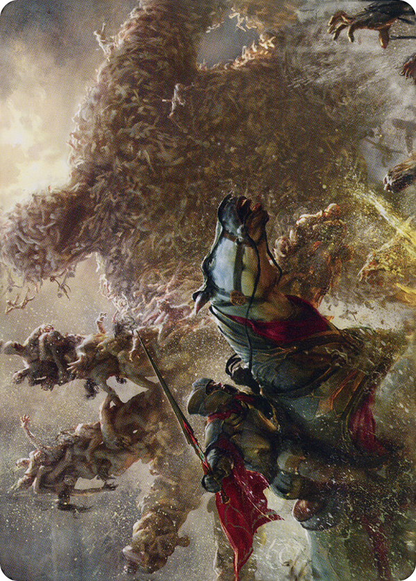Writhing Necromass // Writhing Necromass (ADMU-027) - Dominaria United Art Series (Borderless)