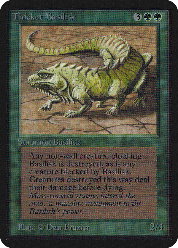 Thicket Basilisk (LEA-) - Limited Edition Alpha