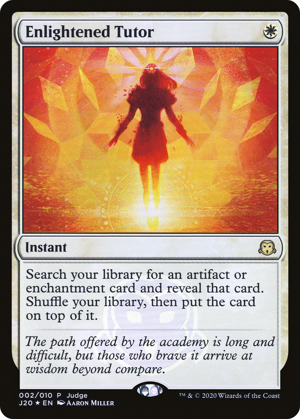 Enlightened Tutor (JDG-002) - Judge Gift Cards 2020 Foil