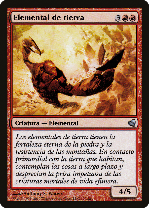 Earth Elemental (Spanish) - "Elemental de tierra" (PS11-100) - Salvat 2011