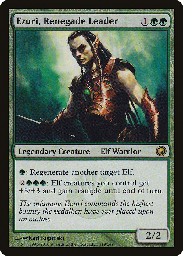 Ezuri, Renegade Leader (SOM-119) - Scars of Mirrodin Foil