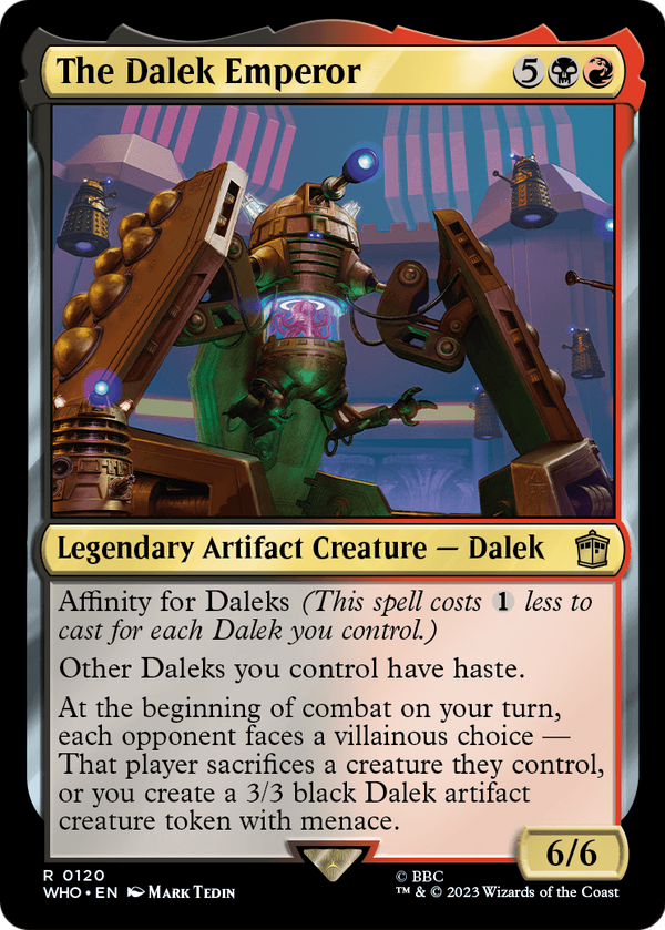 The Dalek Emperor (WHO-120) - Doctor Who Foil