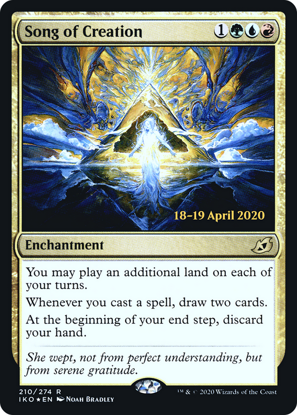 Song of Creation (PRE-210S) - Ikoria: Lair of Behemoths Promos Foil