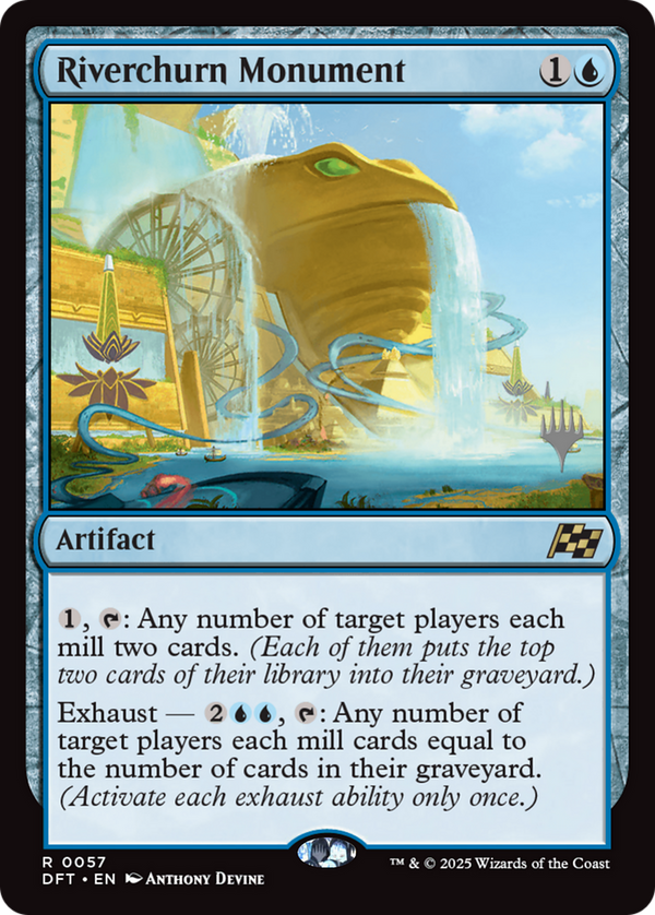 Riverchurn Monument (PPDFT-057) - Promo Pack: Aetherdrift Foil