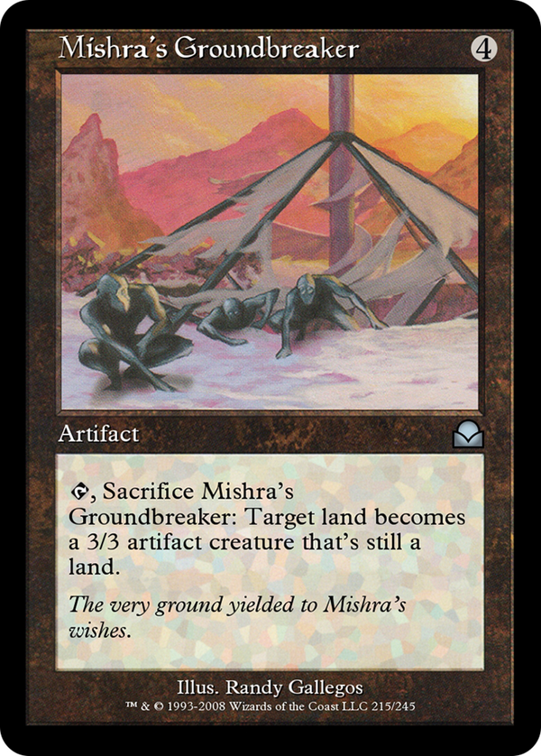 Mishra's Groundbreaker (ME2-215) - Masters Edition II Foil
