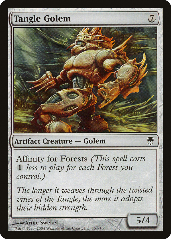 Tangle Golem (DST-151) - Darksteel