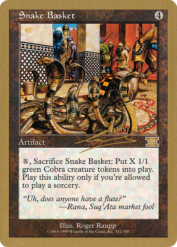 Snake Basket - 2000 Nicolas Labarre (6ED) (WCD-) - World Championship Decks 2000