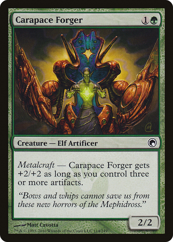 Carapace Forger (SOM-114) - Scars of Mirrodin Foil