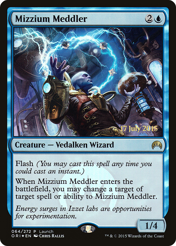 Mizzium Meddler (LARP-) - Magic Origins Promos Foil