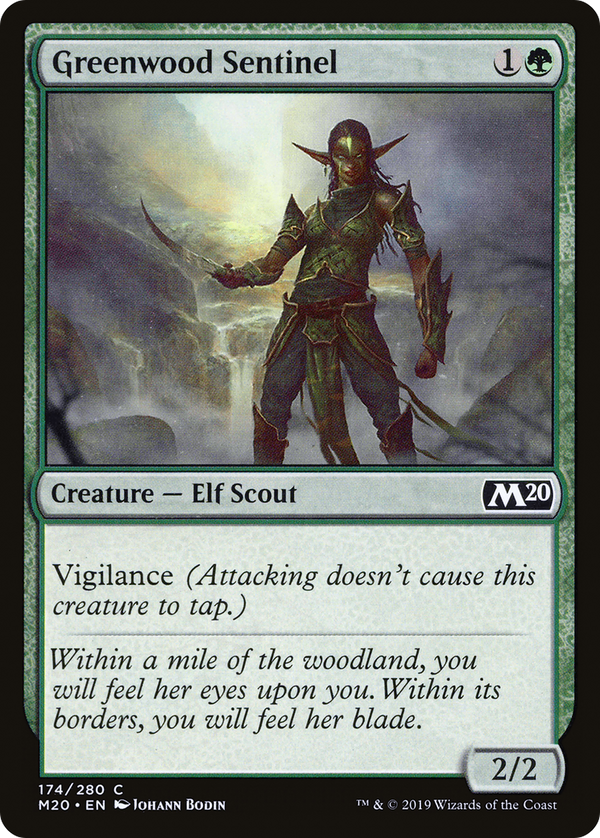Greenwood Sentinel (M20-174) - Core Set 2020 Foil