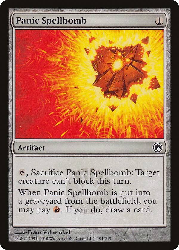 Panic Spellbomb (SOM-191) - Scars of Mirrodin Foil