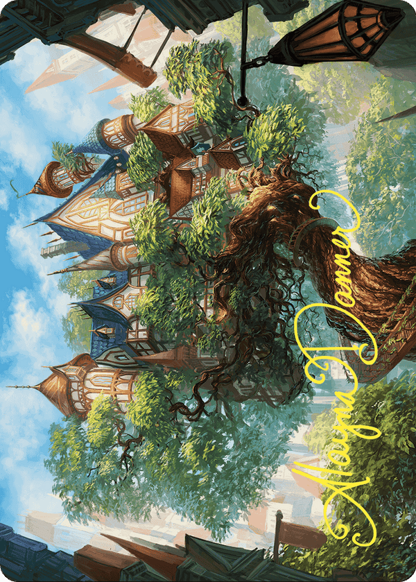 Edgewall Inn // Edgewall Inn (AWOE-046) - Wilds of Eldraine Art Series (Borderless) Foil