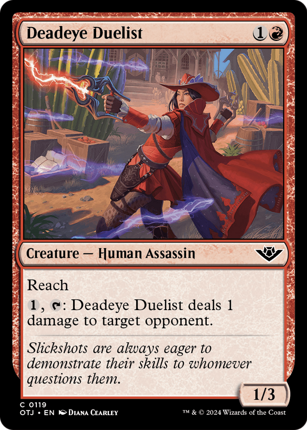 Deadeye Duelist (OTJ-119) - Outlaws of Thunder Junction