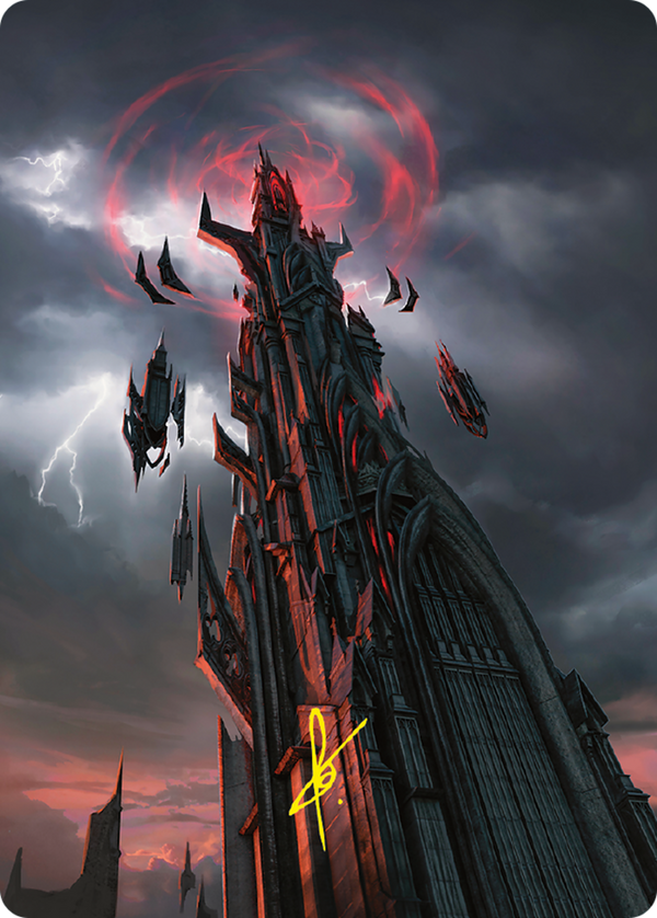 Barad-dûr // Barad-dûr (ALTR-054) - Tales of Middle-earth Art Series (Borderless) Foil