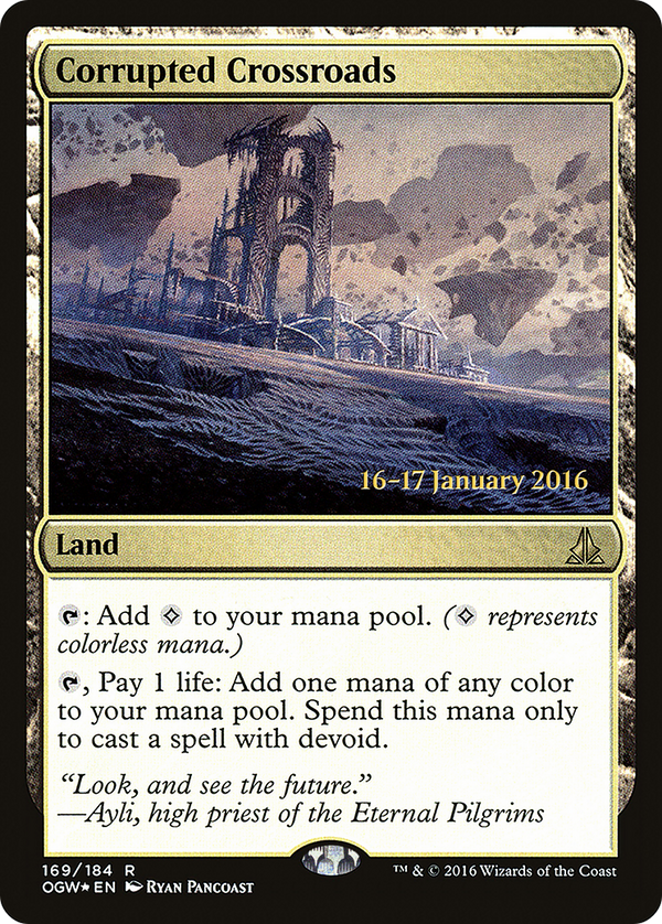 Corrupted Crossroads (PRE-169S) - Oath of the Gatewatch Promos Foil