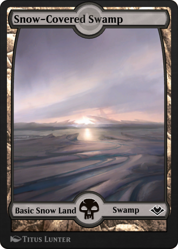Snow-Covered Swamp (PANA-259) - MTG Arena Promos: (Full Art)