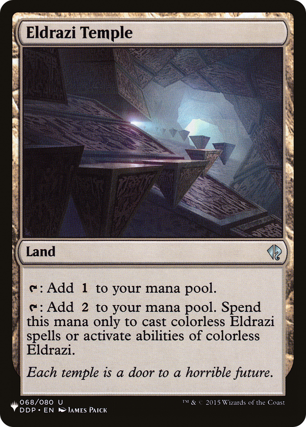 Eldrazi Temple (LIST-DDP-68) - The List