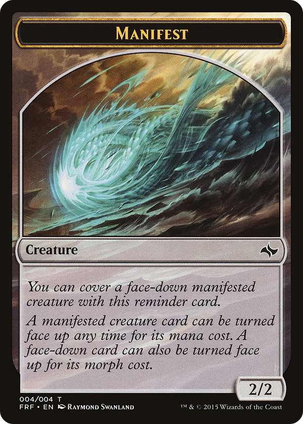 Manifest (FRF-004) - Fate Reforged Tokens