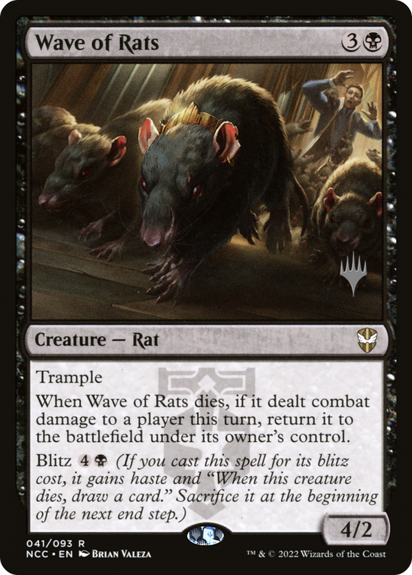 Wave of Rats (PPSNC-041) - New Capenna Commander Promos Foil
