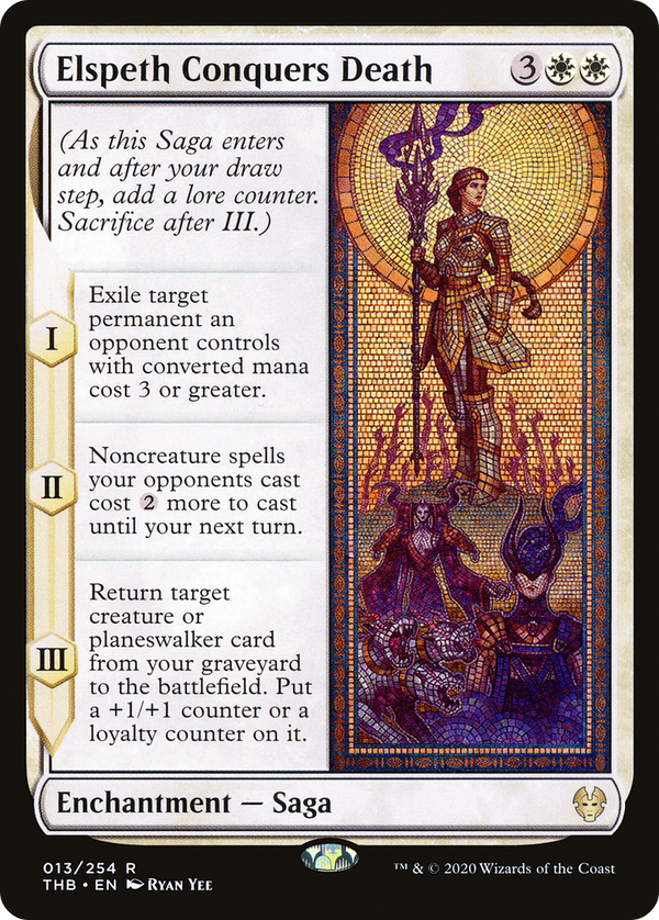 Elspeth Conquers Death (THB-013) - Theros Beyond Death Foil
