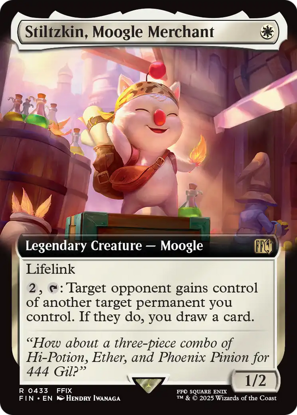 Stiltzkin, Moogle Merchant (Extended Art) (FIN-433) - FINAL FANTASY: (Extended Art)