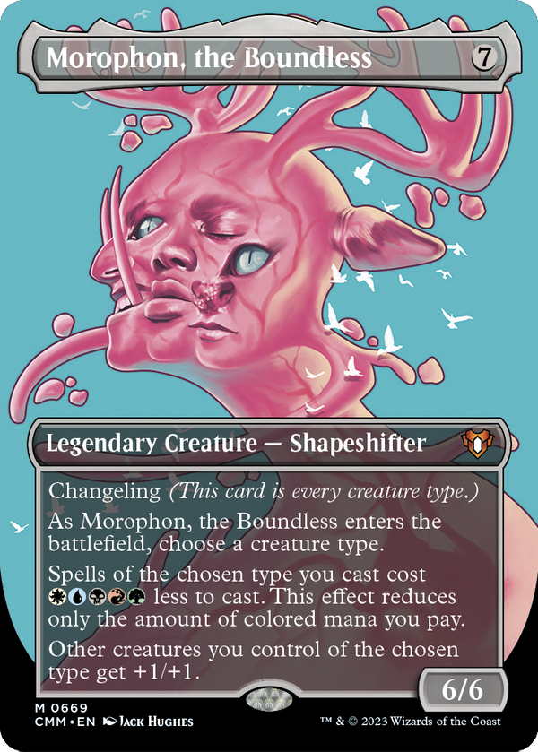 Morophon, the Boundless (Borderless) (CMM-669) - Commander Masters Foil