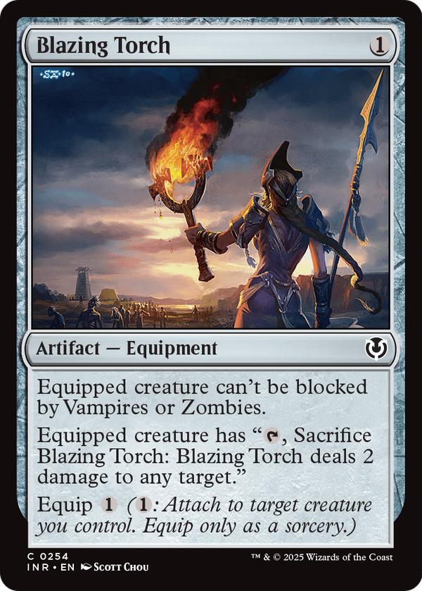 Blazing Torch (INR-254) - Innistrad Remastered Foil