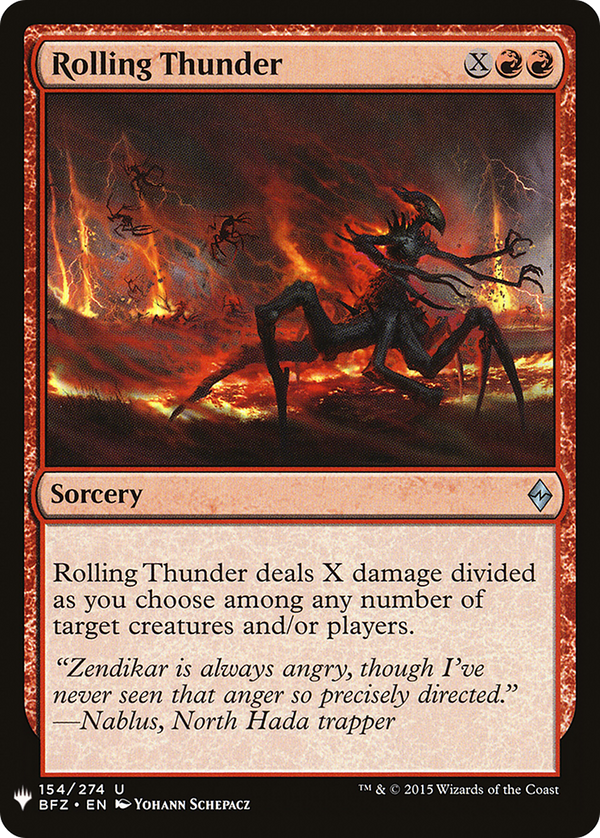Rolling Thunder (LIST-BFZ-154) - The List
