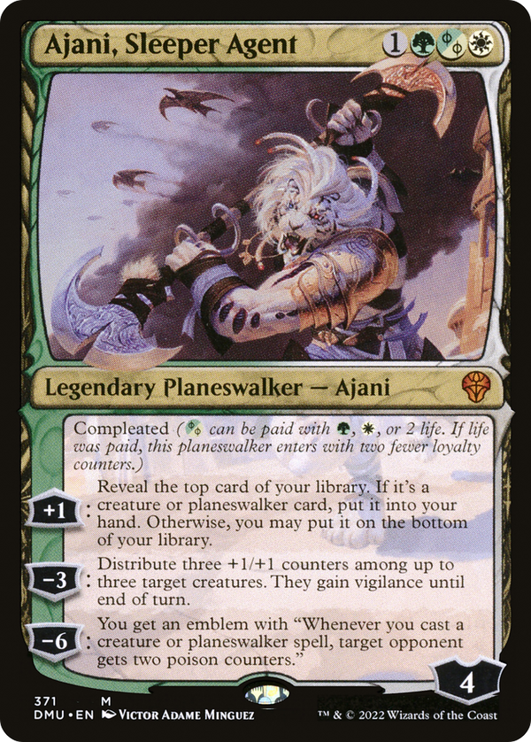 Ajani, Sleeper Agent (371) (DMU-371) - Dominaria United: (Showcase)