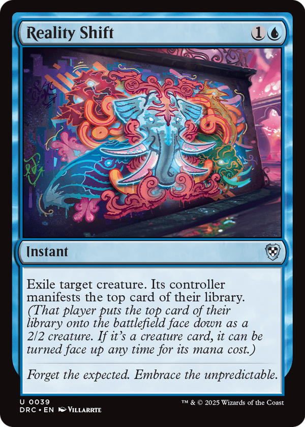 Reality Shift (DRC-039) - Commander: Aetherdrift