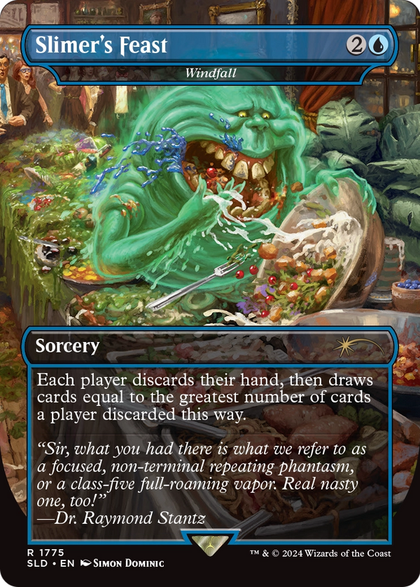 Windfall (SLD-1775) - Secret Lair Drop / Slimer's Feast (Borderless)