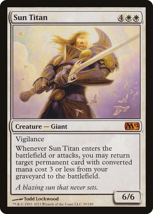 Sun Titan (M12-039) - Magic 2012 Foil