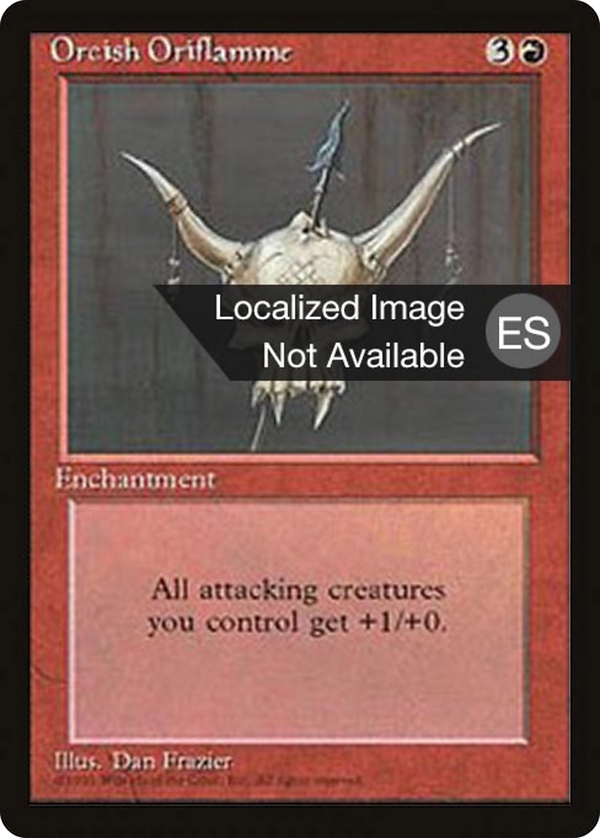 Orcish Oriflamme (4BB-) - Fourth Edition Foreign Black Border