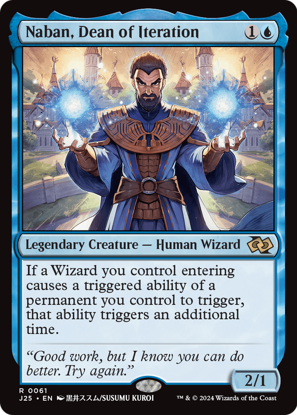 Naban, Dean of Iteration (Anime) (J25-061) - Foundations Jumpstart