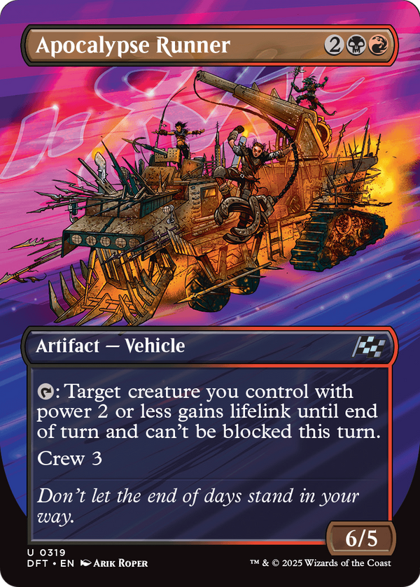 Apocalypse Runner (Borderless) (DFT-319) - Aetherdrift