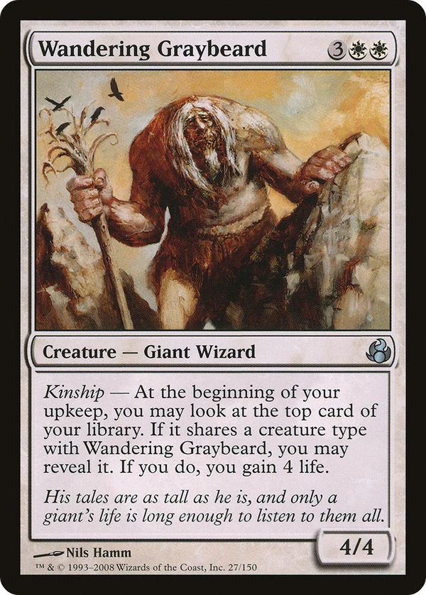 Wandering Graybeard (MOR-027) - Morningtide Foil