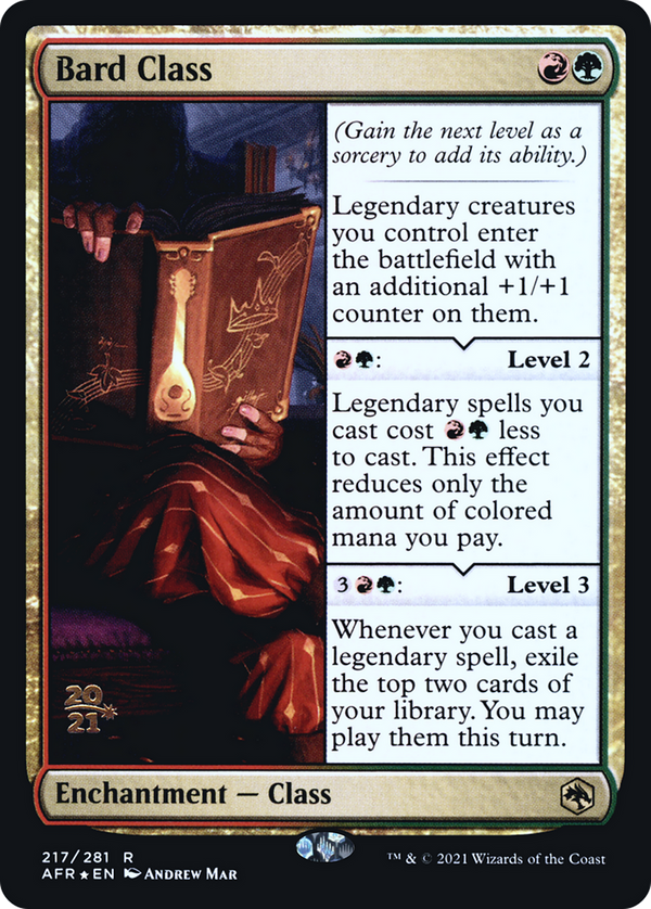 Bard Class (PRE-217S) - Adventures in the Forgotten Realms Promos Foil