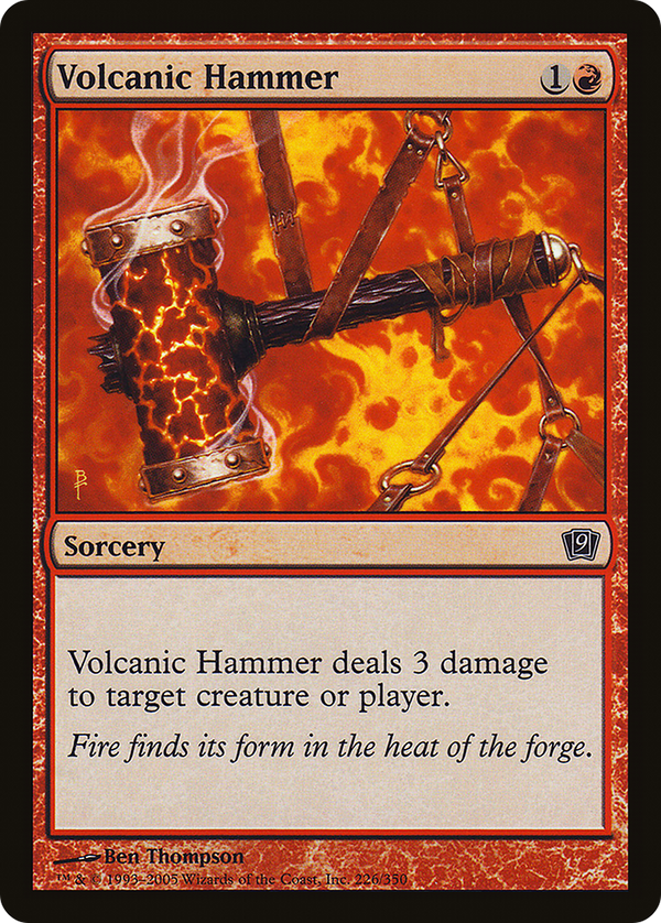 Volcanic Hammer (9ED-226) - 9th Edition Foil