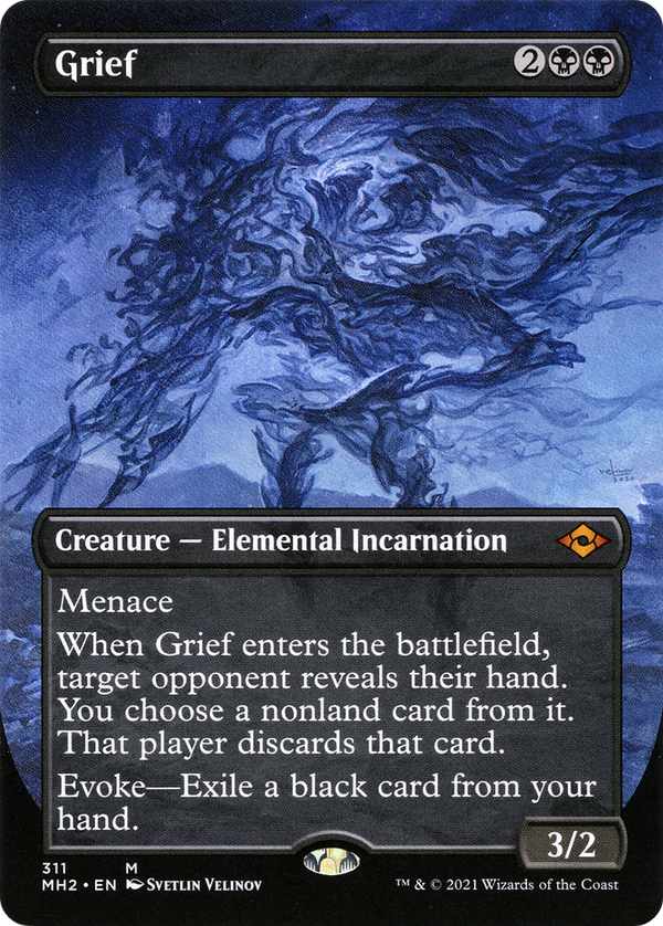 Grief (Borderless) (MH2-311) - Modern Horizons 2 (Borderless) Foil