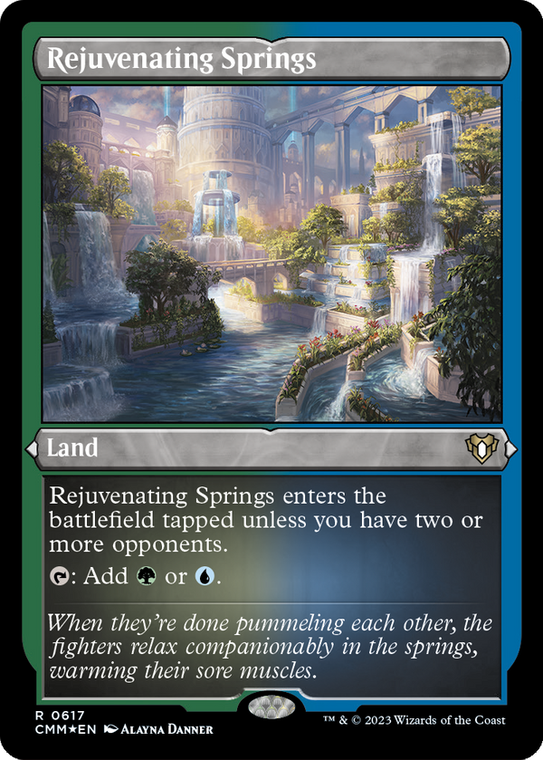 Rejuvenating Springs (Foil Etched) (CMM-617) - Commander Masters Foil
