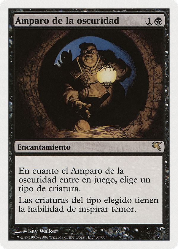 Cover of Darkness (Spanish) - "Amparo de la oscuridad" (PSAL-D37) - Salvat 2005