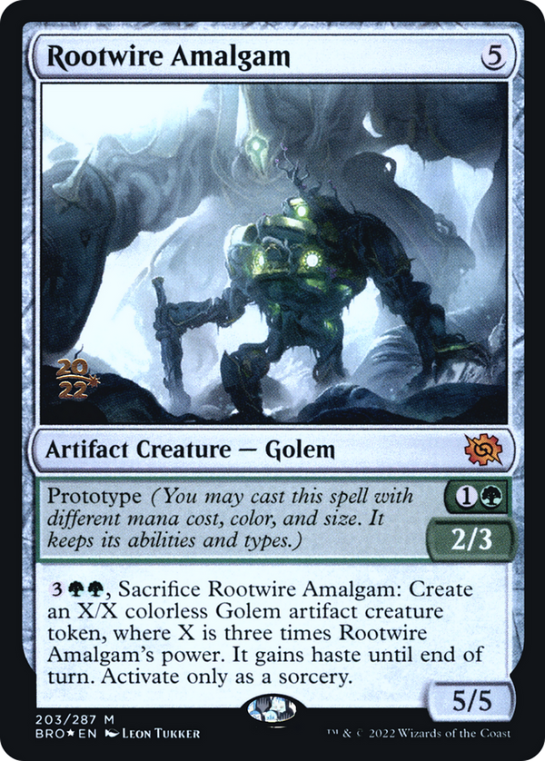 Rootwire Amalgam (PRE-203) - The Brothers' War Promos Foil