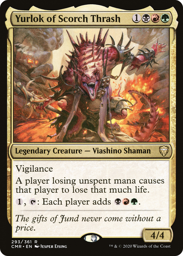 Yurlok of Scorch Thrash (CMR-293) - Commander Legends Foil