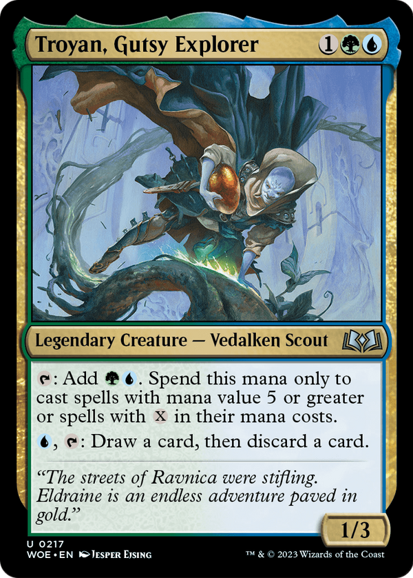 Troyan, Gutsy Explorer (WOE-217) - Wilds of Eldraine