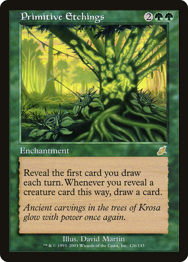 Primitive Etchings (SCG-126) - Scourge Foil