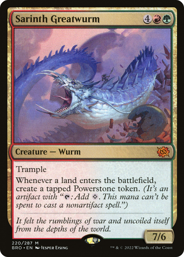 Sarinth Greatwurm (BRO-220) - The Brothers' War