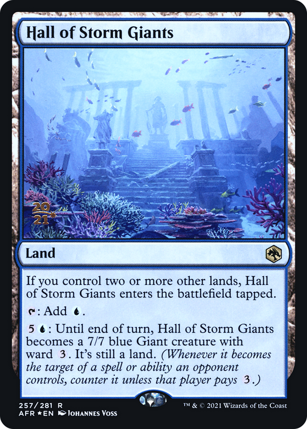 Hall of Storm Giants (PRE-257S) - Adventures in the Forgotten Realms Promos Foil