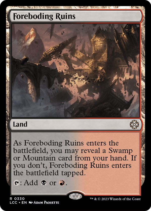 Foreboding Ruins (LCC-330) - The Lost Caverns of Ixalan Commander